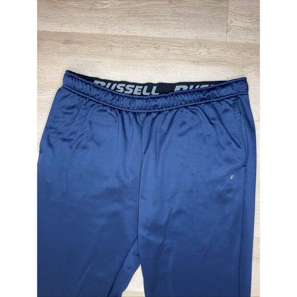 Russell Dri-Power 360 Jogger Pants Mens 2XL Athletic Navy Blue Stretch (46-48) - Picture 3 of 8
